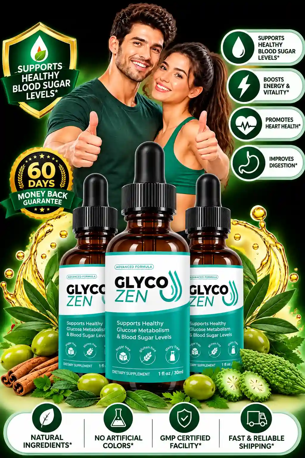 GlycoZen product presentation for metabolic wellness information